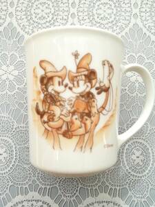 コー二ング　マグカップ　ミッキーマウス　中古　CORNING　Mickey　USA　（コレール似てる）　ミッキー　ディズニー　Disney