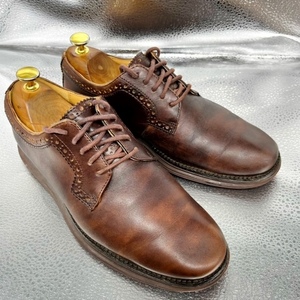 ★COLE HAAN コールハーン★レザーシューズ/7M 25.5/メンズシューズ/カジュアルシューズ/ビジネスシューズ/革靴/茶