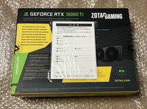 ベンチマーク済み 【ZOTAC GAMING GeForce RTX 3060 Ti Twin Edge】 ZT-A30610E-10M/ZTRTX3060 TWINEDGE-8GBGDR6 RTX 3060Ti 末尾12_画像2