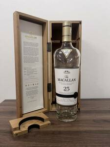 マッカラン 25年 空瓶 木箱 MACALLAN スコッチウイスキー 