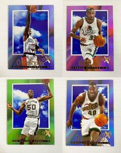 ⑤Skybox E-X 2000 Shawn KempショーンケンプDavid RobinsonデビッドロビンソンGrant Hillグラントヒル Clyde Drexlerクライドドレクスラー