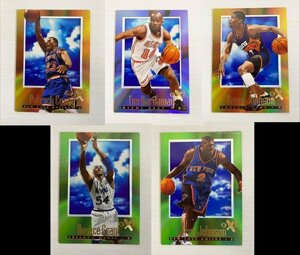 ① Skybox E-X 2000 Patrick Ewing Horace Grant Kevin Johnson Timothy Hardaway Larry Johnson