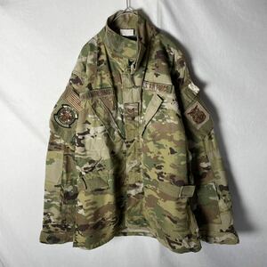 USAF AIRCREW コンバットジャケット　古着 マルチカム　L−Rサイズ　ミリタリー　迷彩