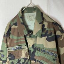 90's USAF コンバットジャケット　古着　S−Sサイズ　ウッドランドカモ　ヴィンテージ ミリタリー_画像2