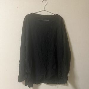 Yohji Yamamoto s'yte 長袖プルオーバーシャツ シワ加工