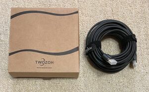 FG-17【未使用品】Twozoh HDMI ケーブル 10メートル HDMI 2.0 4K/60Hz 2160p 1080p 3D HDCP 2.2 ARC 規格