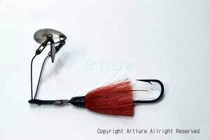 VINTAGE RARE METAL LURE,BACKTAIL SHANNON TWIN SPINNER 希少蒐集家向けヴィンテージメタルルアー、ZA143-86オールドルアー、