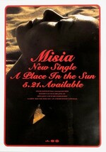 ☆MISIA B2 告知 ポスター 「陽のあたる場所 A Place In the Sun」 未使用_画像1