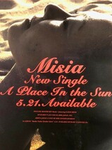 ☆MISIA B2 告知 ポスター 「陽のあたる場所 A Place In the Sun」 未使用_画像2