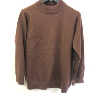 [ Western-style clothes ] Junko Shimada high‐necked sweater Brown size :15 JUNKO SHIMADA lady's fashion 