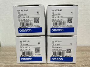 H3CR-A8 オムロン タイマー AC100-240V DC100-125V 4個 新品 未使用 07222 OMRON