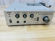 ☆ AIWA アイワ MIX-4 マイクミキサー 音響機器 オーディオ SA-1115l80 ☆_画像1