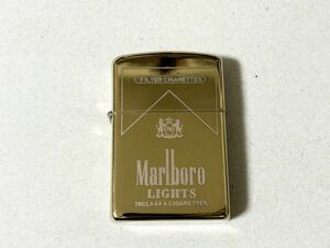 オイルライター マルボロ marlboro ZIPPO 型 ライター ゴールド 送料180円