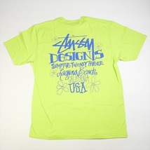 STUSSY ステューシー 23SS SUMMER LB TEE KEYLIME Tシャツ ライムグリーン Size 【L】 【新古品・未使用品】 20773516_画像1