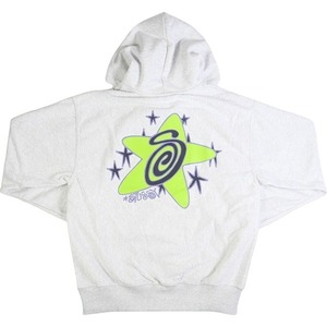 STUSSY ステューシー 23AW GALAXY HOODIE Ash Heather スウェットパーカー 灰 Size 【M】 【新古品・未使用品】 20781022