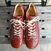 Santoni サントーニ レザースニーカー Uk6 _画像4