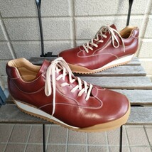 Santoni サントーニ レザースニーカー Uk6 _画像5