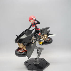 【塗装済改修完成品】 コトブキヤ　レティシア　＋　ラピッドレイダー（空飛ぶバイク風）　オマケつき