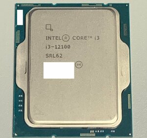 【動作品】中古 CPU Core i3-12100 LGA1700 付属品無し