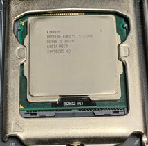 【中古/訳有】メーカー不明 B75A Core i5-2500K 8GBメモリ2枚 256GB 2.5インチSSD パネル有 / LGA1155 Mini-ITX M.2 SSDスロット搭載モデル_画像7