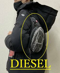 ディーゼル　ボディバッグ 1423　ブラックデニム　新品 タグ付　プレゼントにも　DIESEL　1DR-POD CROSSBODY D　X09647 P5759