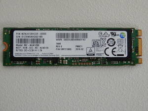 ●SAMSUNG　mSATA SSD 128GB　MZ-NLN1280　正常動作品　● 送料無料