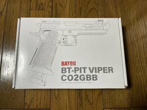 未使用　BATON BT-PIT VIPER CO2　TTIレーザー刻印入り　スペアマガジンCO2ボンベ付　