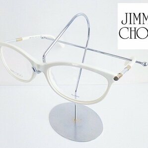 ■JIMMY CHOO（ジミーチュウ）ホワイト・メガネフレーム【新品】