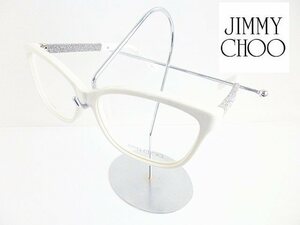 ■JIMMY CHOO（ジミーチュウ）ホワイト・メガネフレーム【新品】