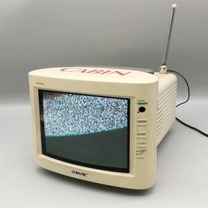 SONY ソニー TRINITRON COLOR TV KV-9AD2 トリニトロン カラー テレビ ブラウン管 9インチ 91年製 当時物 昭和 レトロ 通電確認済み 希少