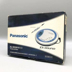 Panasonic パナソニック ポータブル CDプレーヤー SL-SX332 オーディオ CD 音楽再生 コンパクト イヤホン 説明書 箱付き 動作確認済み レア