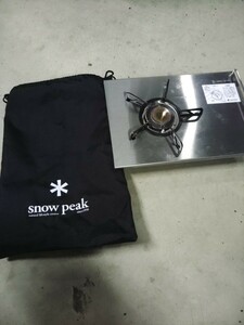 廃盤 スノーピーク snowpeak ギガパワー プレートバーナーLI シングルバーナー アウトドア キャンプ