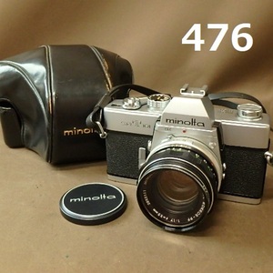 FK-476◆MINOLTA　ミノルタ　SRT101 1:1.7 55㎜　シャッターOK　20231130