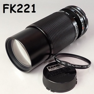 FK-221　TAMRON 70-210㎜　1:3.8-4　絞り羽根OK　20231109　