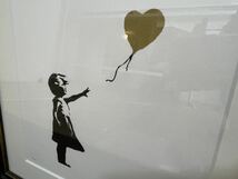 バンクシー　リトグラフ ストリート　アート　シルクスクリーン 額装 Banksy 風船　少女　　11/300_画像10
