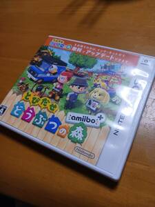 3DS とびだせどうぶつの森 amiibo＋ カード付き　送140