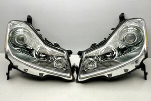 美品 割れ無 日産 FUGAフーガ Y50 前期 350GT ヘッドライト 左右セット スタンレー STANLEY P4770 HID AFS付 ASSY 刻印 O/B (H27)