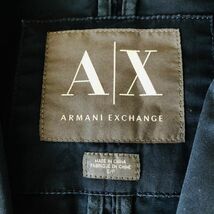 アルマーニエクスチェンジ『美スタイル』ARMANI EXCHANGE スーツ　セットアップ　テーラードジャケット　S　ネイビー　綿　コットン　_画像3