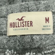 HOLLISTER ホリスター 秋冬 ロゴ★ 裏起毛 スウェット イージー ショート パンツ Sz.M　メンズ グレー　A3B03235_6#Q_画像7