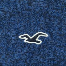 HOLLISTER ホリスター 通年 ロゴ刺繍★ メランジ コットン ニット セーター Sz.XL　メンズ 大きいサイズ　A3T12691_B#L_画像4