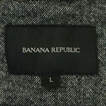 BANANA REPUBLIC バナナリパブリック 秋冬 エルボーパッチ★ ウール ツイード キルティング ジャケット Sz.L　メンズ　A3T12644_A#N_画像7