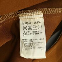 MK HOMME ミッシェルクラン オム 秋冬 フェイク スウェード レザー★ チェスター コート Sz.46　メンズ　A3T12924_B#N_画像6