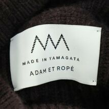 ADAM ET ROPE アダム エ ロペ 秋冬【山形ニット】ウール&アルパカ ROYALBABY オフタートル ニット セーター Sz.M　メンズ　A3T13364_B#K_画像5