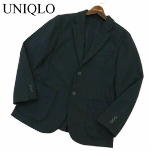 22AW★ UNIQLO ユニクロ 秋冬 ウールライク★ コンフォート ジャージー 2B テーラード ジャケット Sz.S　メンズ　A3T13337_B#N