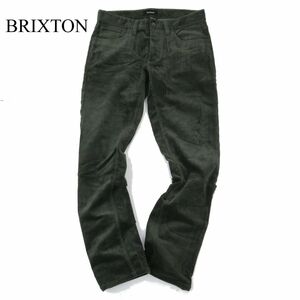 BRIXTON ブリクストン 秋冬 RESERVE PANT STANDARD FIT★ コーデュロイ ストレッチ パンツ Sz.32　メンズ　A3B05381_B#Q