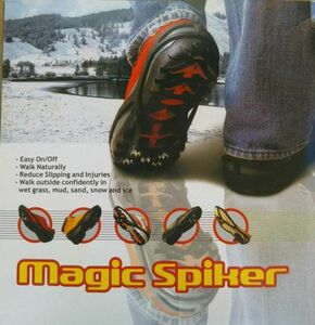  snow road,... road etc. new goods spike pin snow-shoes Magic Spy car 26cm~29cm for L size installation, taking . is ... easy (1)