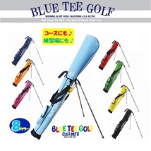 ■2:現品限りオークション♪OR【フード付き】ブルーティーゴルフ 【オレンジ】ネオプレーン セルフスタンドバッグ CC-001 BLUE TEE GOLF_画像2