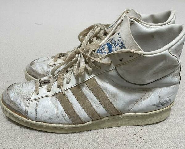 送料無料 adidas ジャバーHI ビンテージ オリジナル フランス製 Vintage adidas A.JABBAR FRANCE スニーカー