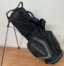 新品 TaylorMade/テーラーメイド セレクトプラス スタンドキャディバッグ 9型 47インチ対応 JJJ45 黒チャコール ゴルフバック_画像2