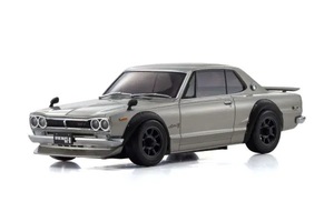 メーカー在庫なし☆ 京商☆ASC MA-020 日産 スカイライン 2000GT-R (KPGC10) チューンド・バージョン シルバー MZP466S　ミニッツ